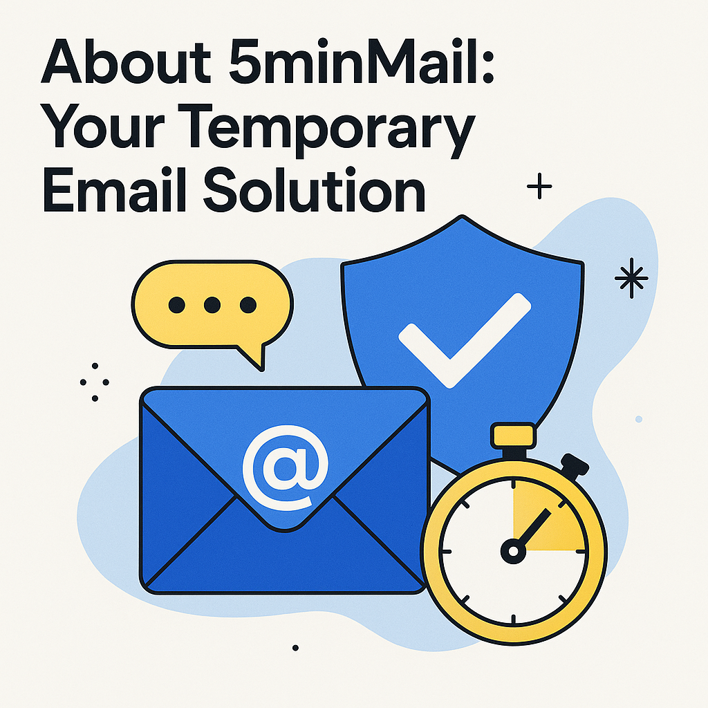 Temporary email protection with 5minMail